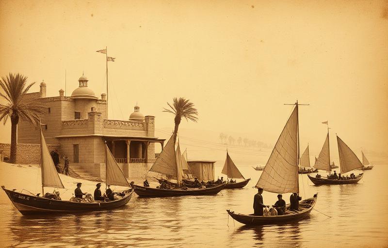 Al-Bahar Caravanserai circa 1901