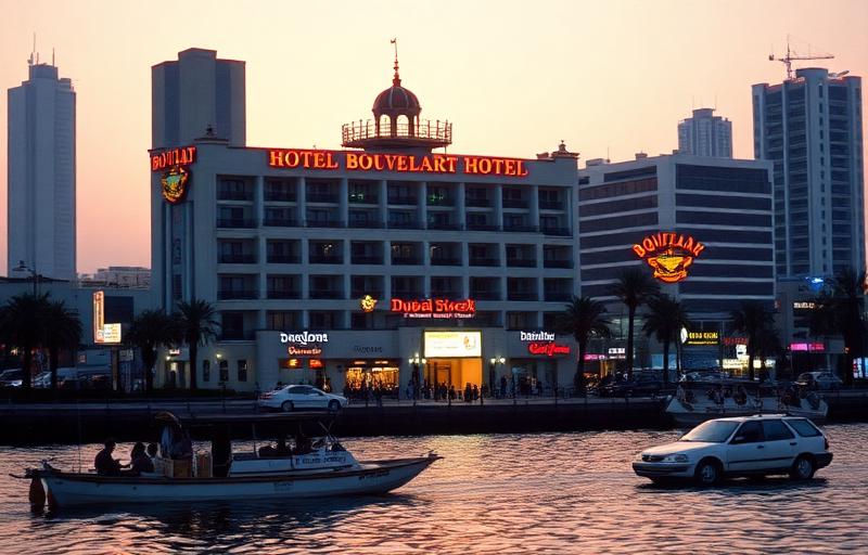Creek Boulevard Hotel circa 1985